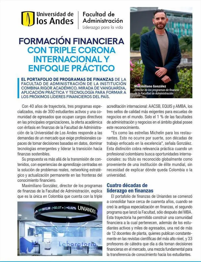 noticia Formación Financiera con Triple Corona Internacional y Enfoque Práctico