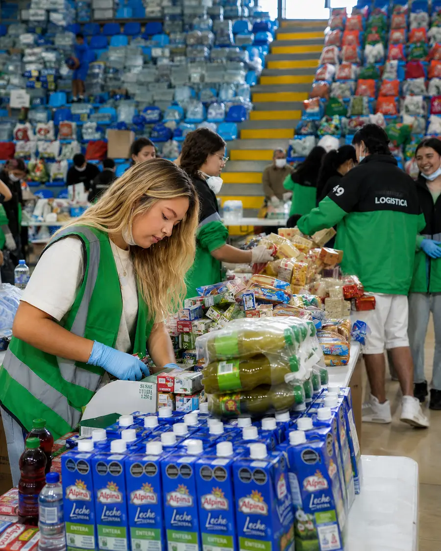 La solidaridad fue clave
