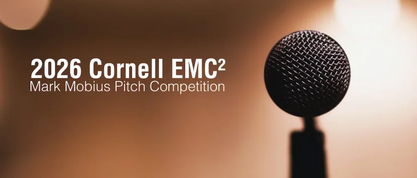 Banner final AG-Vision llega a la final del Cornell EMC² Mark Mobius Pitch Competition 2026